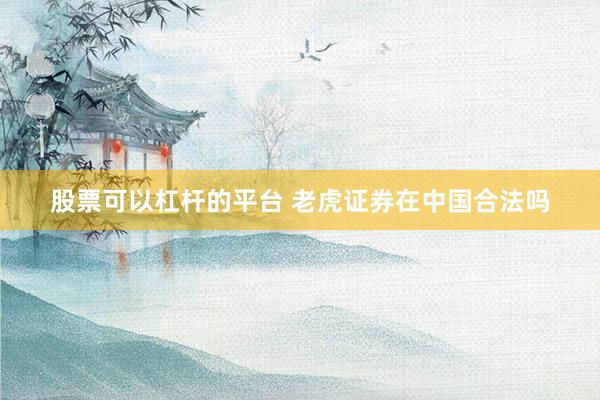 股票可以杠杆的平台 老虎证券在中国合法吗
